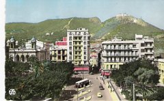 ORAN 1950 PLACE FOCHE ET CERCLE MILITAIRE